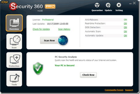 Bedava 1 Yıllık IObit Security 360 PRO Lisansı