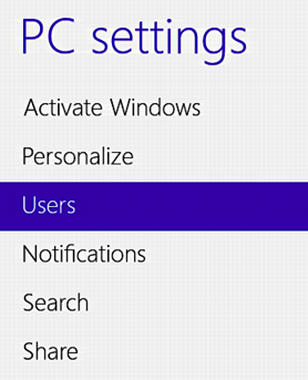Windows 8'de kullanıcı şifresini değiştirme